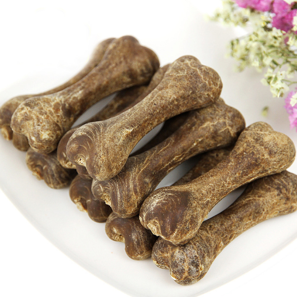 Teeth Cleaning Dog Chew Bone - 5 قطع من عظام مضغ الكلاب