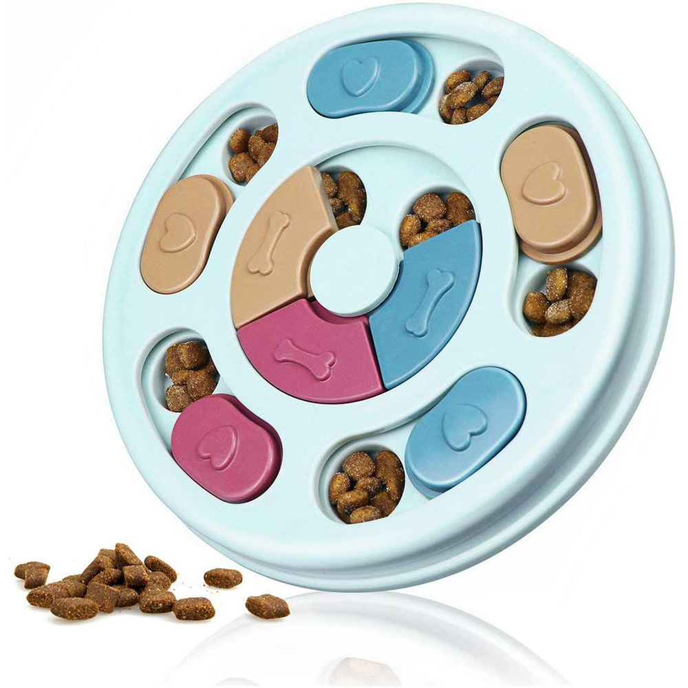 Dog Puzzle Feeder Toy - كلب لغز لعب وحدة إطعام تدريجي