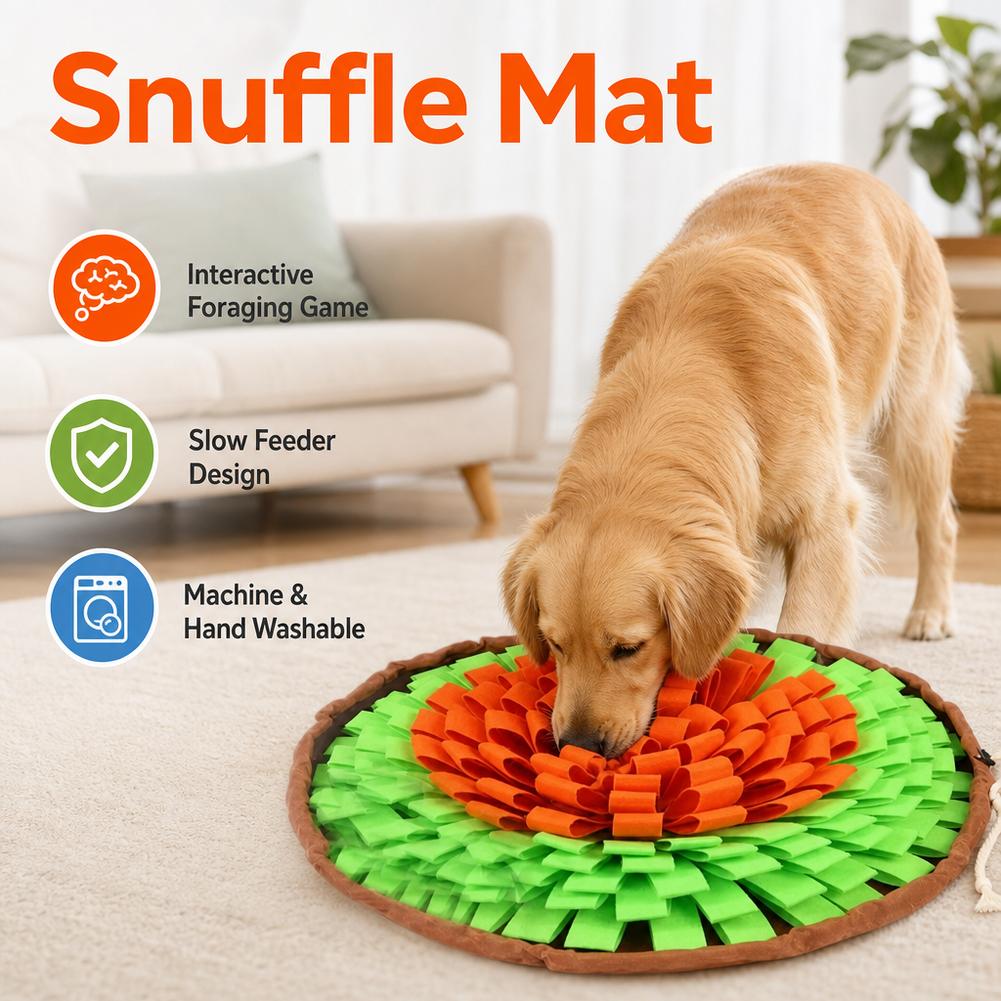حصيرة تدريب للكلاب، لعبة تفاعل - مراجعة Dog Puzzle Feeder Toy وسعره