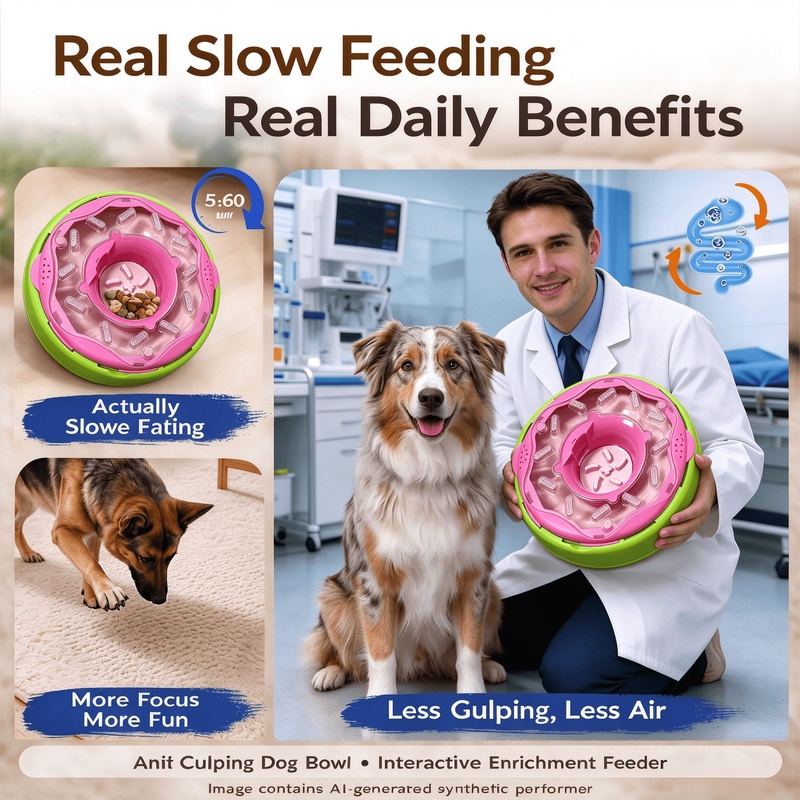صينية توزيع الحلوى على شكل دون - مراجعة Dog Puzzle Feeder Toy وسعره